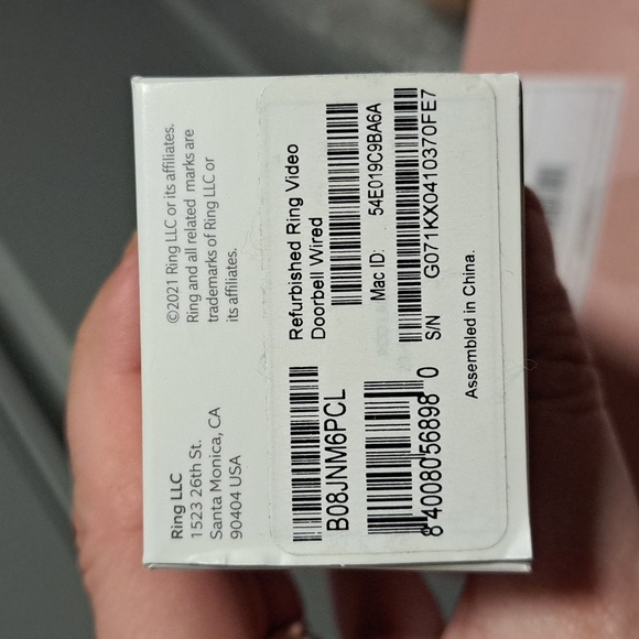 RING DoorBell Cam (Wired) - Picture 5 of 5